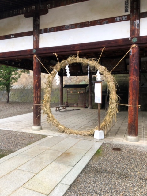 茅の輪くぐり　in　飛騨高山